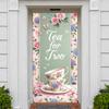 Tea For Two Banner Gold Rimmed Tea Party Banner Bridal Tea Banner Pastel Color For Casual Get-together