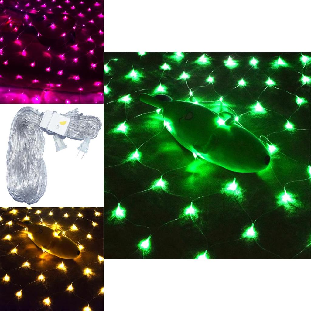 Christmas Net Mesh Fairy String Lights Xmas Party Outdoor 3m2m 200led Eu Us