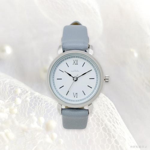 Fieldwork Women's Analog Watch with Leather Strap, Blue, MKL2306-4