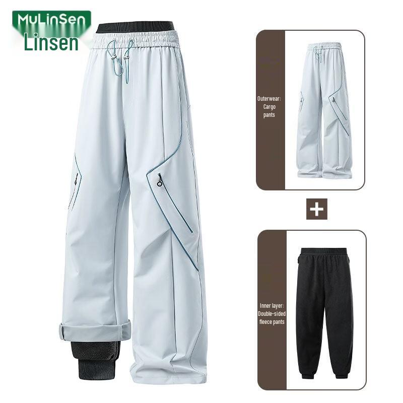 MULINSEN Women s 3-in-1 Fleece-lined Outdoor Pants 3XL
