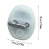 Car Silicone Door Latch Protective Cover Car Door Lock Protective Cover Luminous Shock Absorption Silicone Buffer Pad Anti
