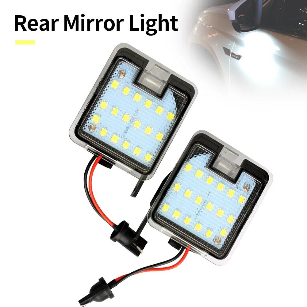 1/2Pcs 18 LED Beads LED Mirror Light Canbus Under Side Mirror Light For Ford SMax CMax Kuga Escape Monde Focus Grand Accessories