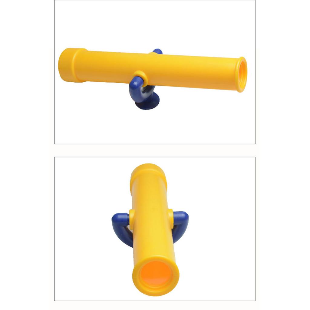 Easy Mounting Kids Pirate Telescope Imagination Playset for Boys Girls Outdoor Playground Fun