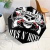 Guns Roses Fire Logo Umbrella 8-Frame for Travel, Camping, Casual Lightweight Portable Umbrella, Essential for Every Family Holidays Gift