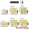 2D FLAT PRINTING 2pcs Curtains (Without Rod) Floral Spring Delight (3) April Fools is Day holiday curtains with digital printing