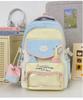 The Korean version of the schoolbag is fresh and painful, and the large-capacity female high school student campus has multiple compartments.