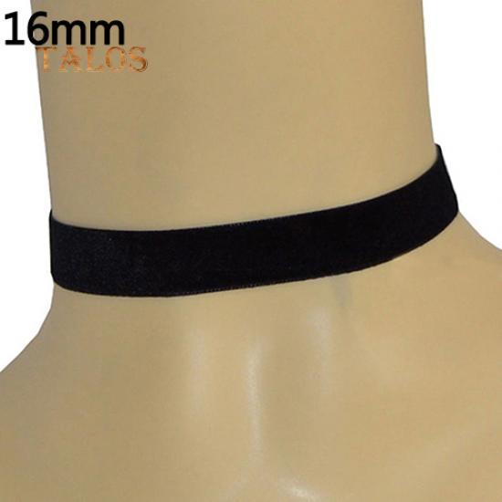 Dámské Lady Black Velvet Choker Gotický náhrdelník Jednoduché Retro šperky Vánoční dárek Závěsná cetka