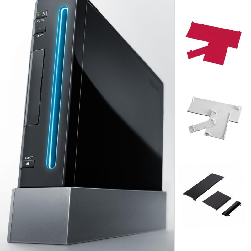 3 In 1 Protective Door Slot Cover Set for Gaming Console Easy Installation Door Replacement Dust Guard Lid Caps