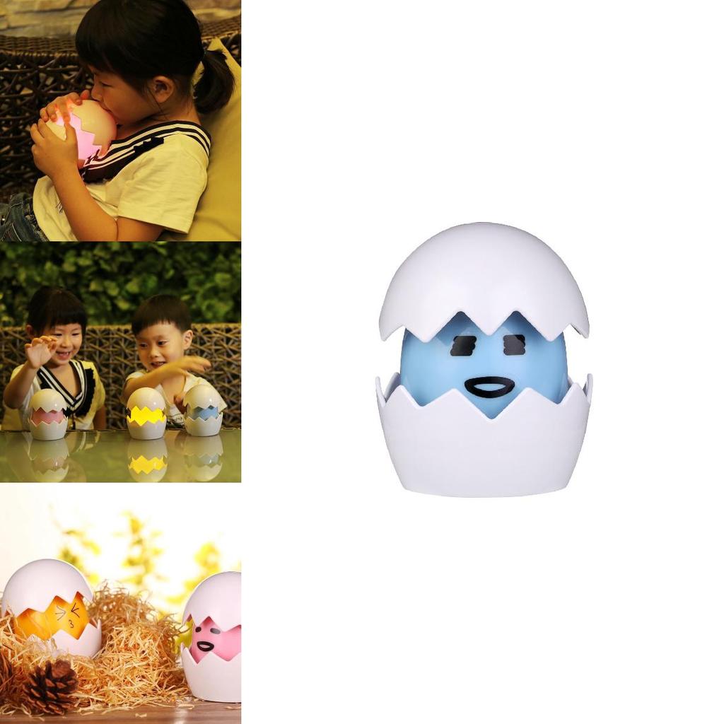 Led Night Light Usb Touch Bedside Lamp Egg Shape For Home And Hotel Use