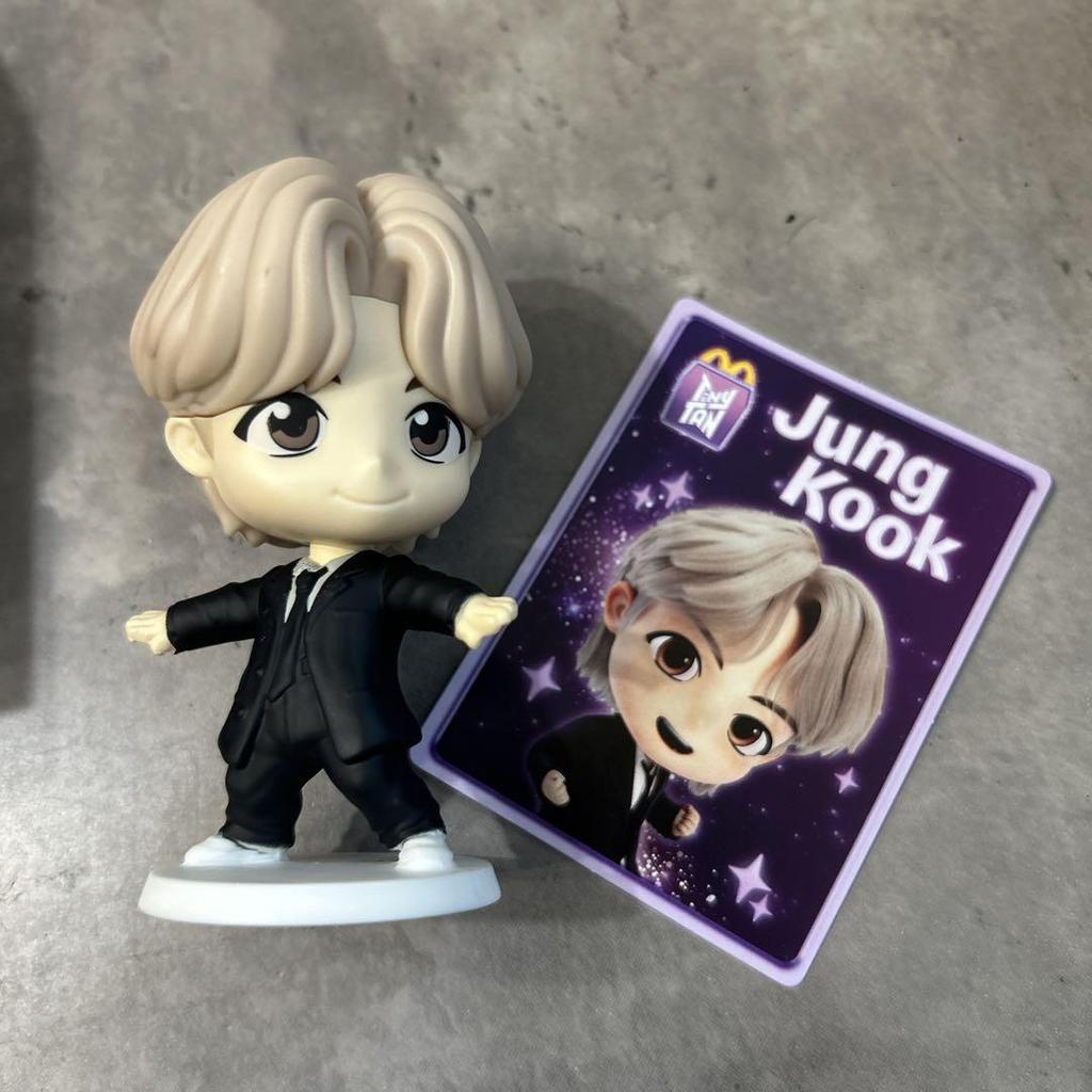 [USED] Not available in Japan, McDonald's exclusive TinyTan Jungkook figure, BTS