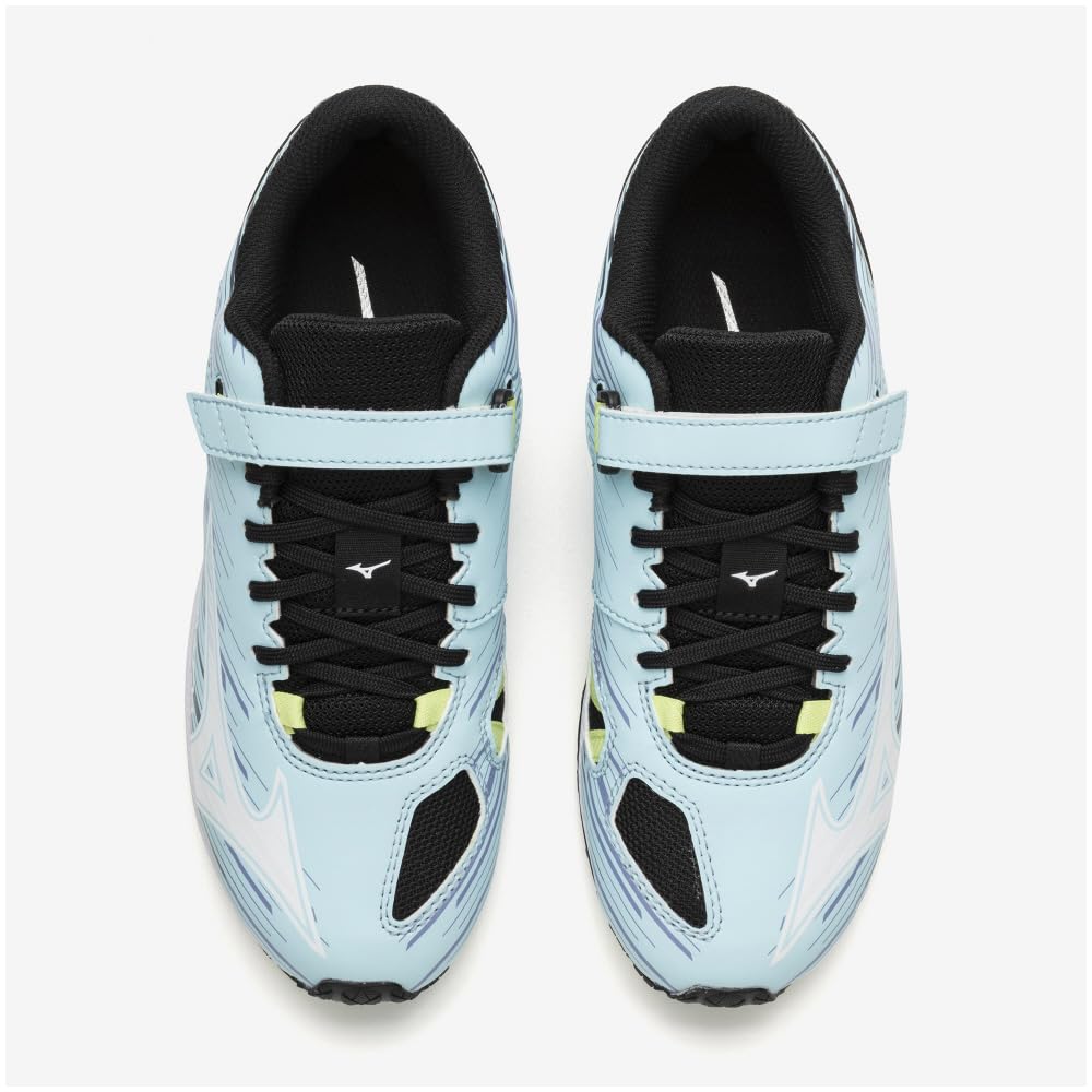 Mizuno Speed Mach 3 Junior Light Blue X White X Size for Perfect for Sports Days and School Commutes Shoes, Purple, 23.0 Cm, 2E, Boys, Lightweight,