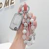 Car Fashion White Diamond for VW for Volkswagen MK4 Bora Golf Jetta Polo Touran Skoda Octavia Flip Remote Key Case Cover Fob