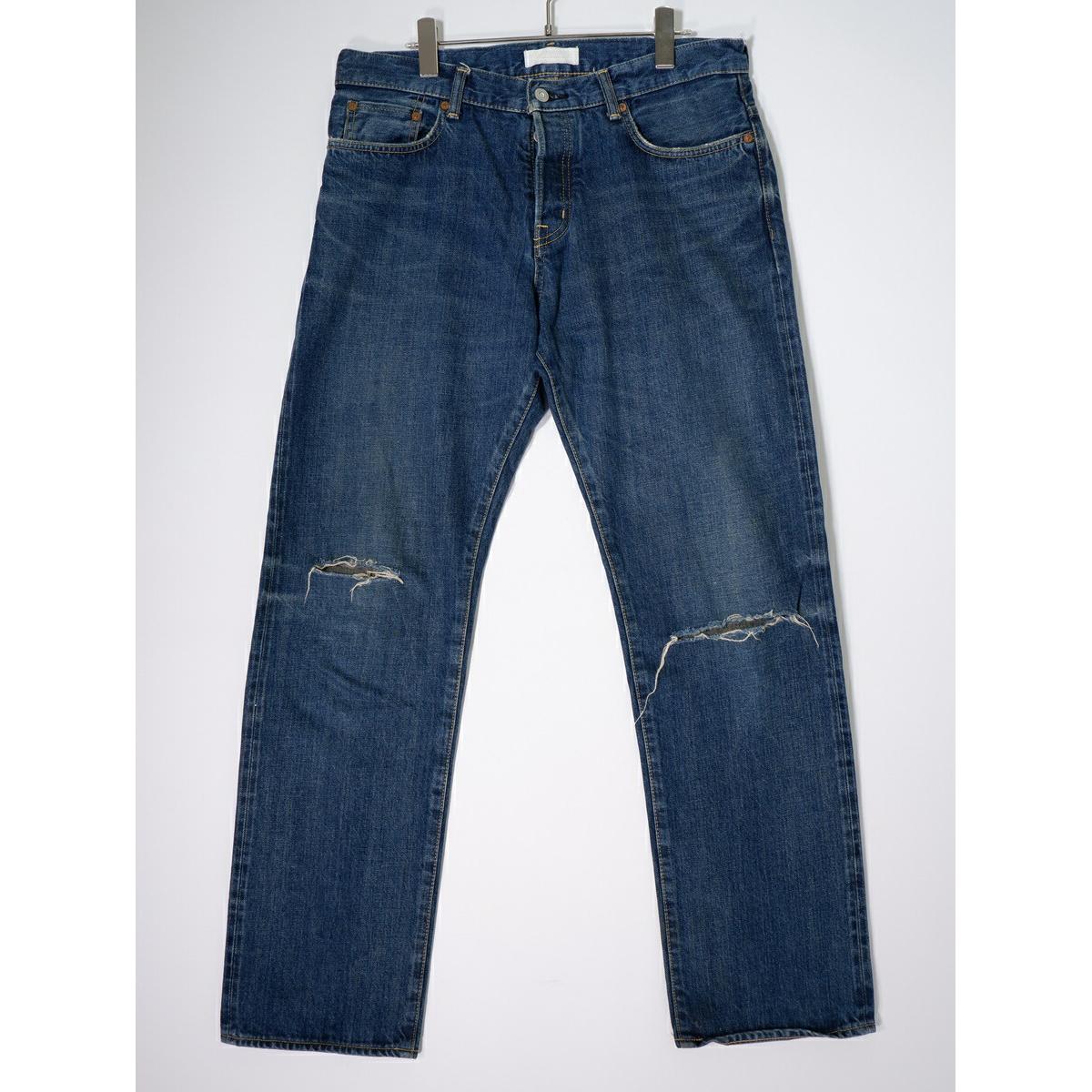 MOUSSY MOUSSY VINTAGE 025CAC11 Men s Denim [MDNA80353] [Indigo] [34] [Used] [Okinawa.Free shipping other than remote islands] [DM251216]