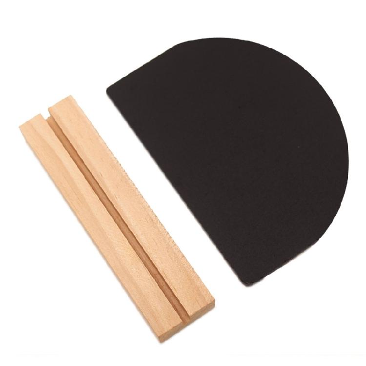 10Pcs Double Sided Blackboard Signs Small Tabletop Chalkboard Signs with Wood Stand Buffet Food Label Signs for Wedding