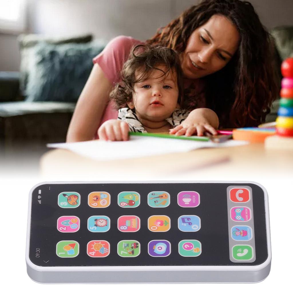 Baby Toy Phone Multifunctional Educational Music Baby Cell Phone Light Up Play Phone for Babies Kids Toddlers
