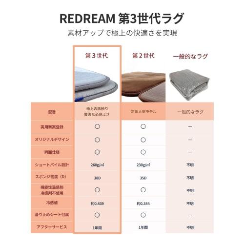 REDREAM 3rd Generation Washable Carpet Rug, Double-Sided, Memory Foam, Thick, Soundproof, Warm in Winter, Cool in Summer, with Non-Slip Sheet, Compati