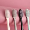 10pcs Toothbrush Set Adult Soft Travel   Cleaning Teeth Oral Care for Home and Travel Use Black White Pink Blue Gray
