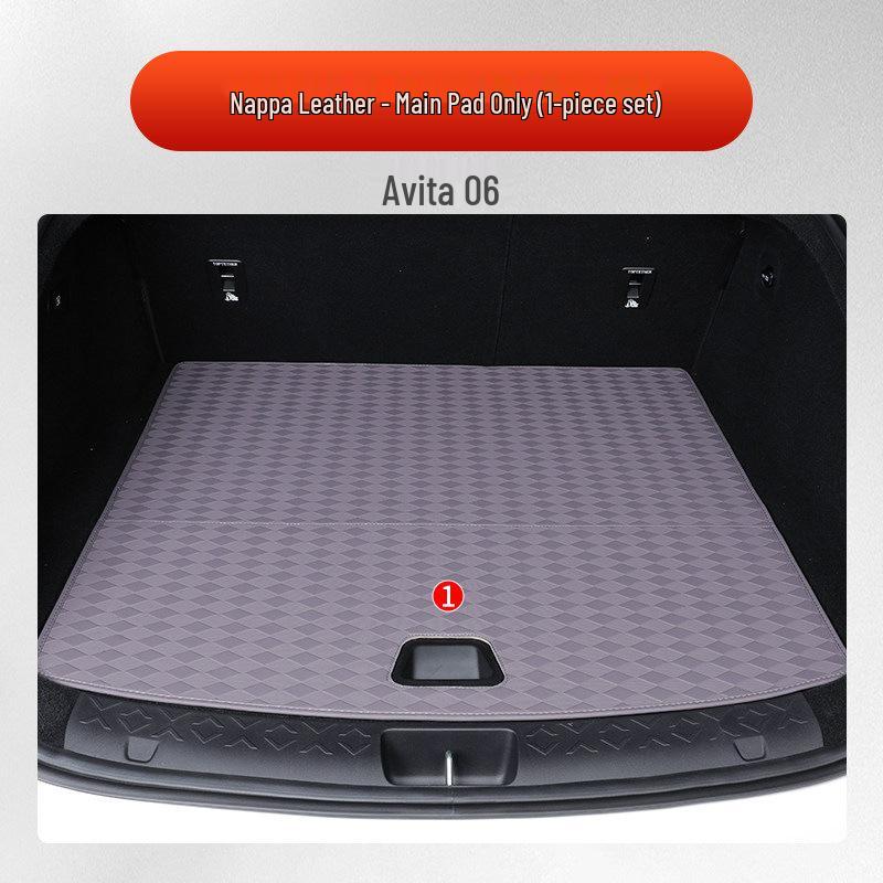 Shunyi Trunk Mat Set for Avatr 06 - Front TPE & Rear Leather Storage