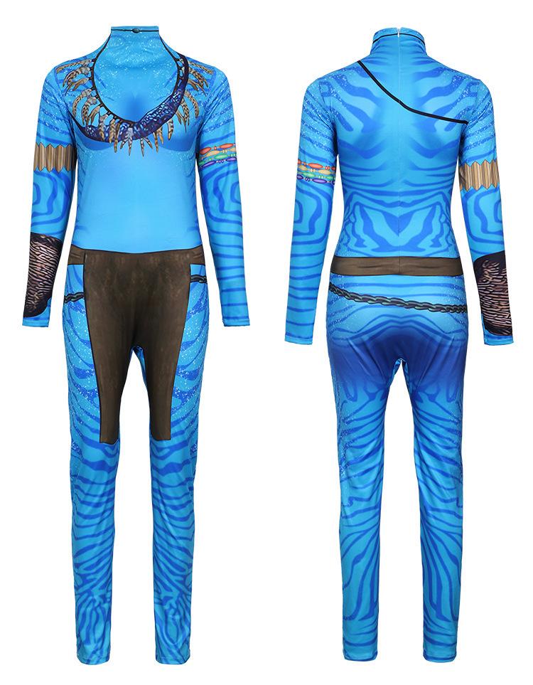 Avatar 3 Kids Cosplay Costume: Stage Performance Jumpsuit for Role-Playing