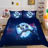 3D Game Controller Pattern Bedding Set Game Console Printed Down Duvet Cover with Pillowcase Teen Single Double Bed Full-size Home Decoration