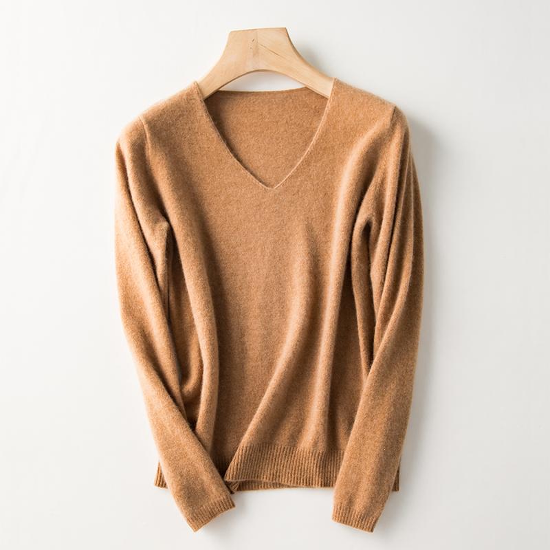 Women's Cashmere Sweater Qinghe Cashmere 100% Cashmere Women's Autumn and Winter Cashmere Sweater Soft and Warm