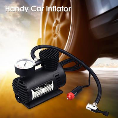 Electric Compressor Low Noise Fast Inflating Compact Portable 300 PSI Electric Tire Inflator Pump for Car