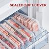 Large Capaci Food Storage Box Fren Preservation Container Home Use Meat Vegetable Partitioned Refrigerator Storage Box