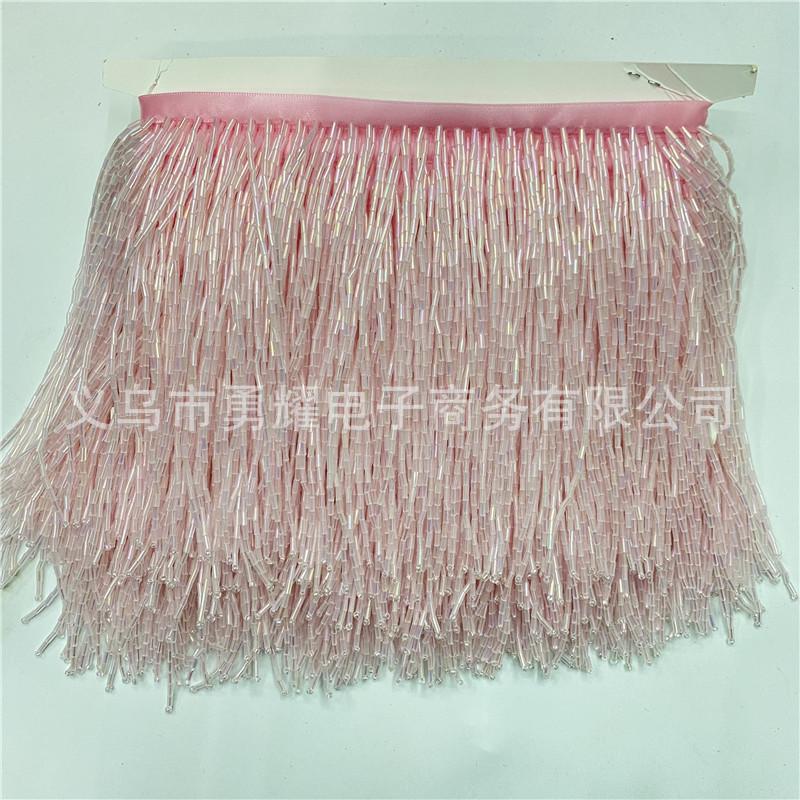 15Cm Wide Bead Fringed Row Beard Lace Garment Decoration Diy Sewing Textile Accessories