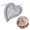 2026 Latest Models Heart Tray Resin Silicone Mold Crystal Glue Transparent Resin Plaster Dish Heart-shaped Plaster Silicone Mold