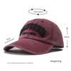 Casquettes de Baseball Réglables Utilisation Extérieure Chapeaux de Soleil Décontractés Pour Femmes Hommes Hip Hop Coton Lavé Casquette Snapback Mode Broderie Californie