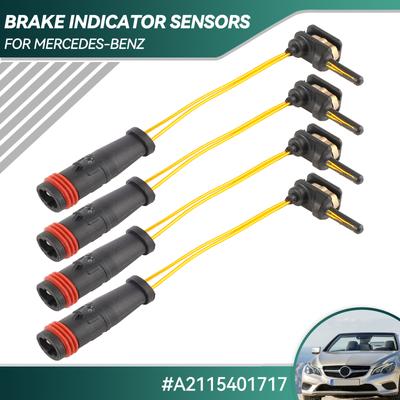 2/4 PCS A2115401717 Vorne/Hinten Bremsbelag Sensor Für Mercedes Benz W203 W220 W211 W221 W204 W212 R230 CL600 SL500 c350 E320 GL350