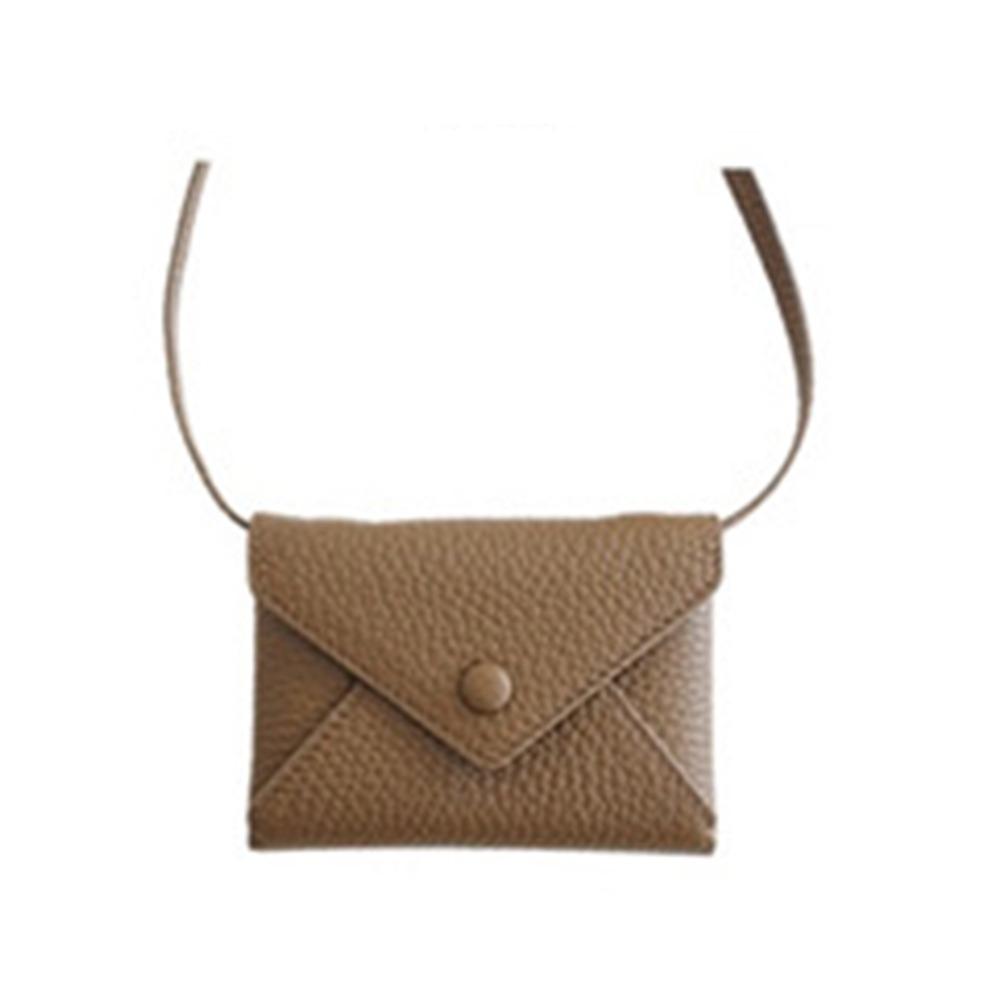 

New PU Leather Shoulder Bag Multifunctional Durable Waist Bag Solid Color Crossbody Bag хаки