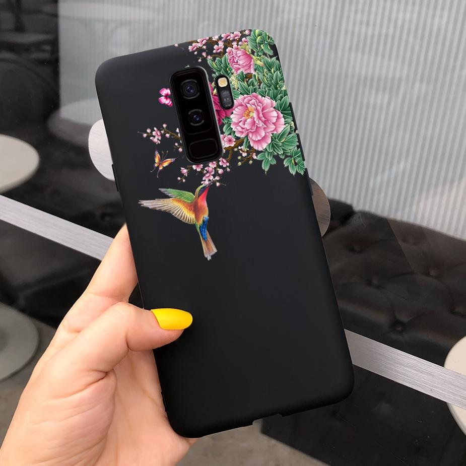 For Samsung Galaxy S9 S9+ Case Cute Fashion Cartoon Girls Cover Silicone Soft TPU Phone Case For Samsung S9 Plus S9+ Fundas Capa