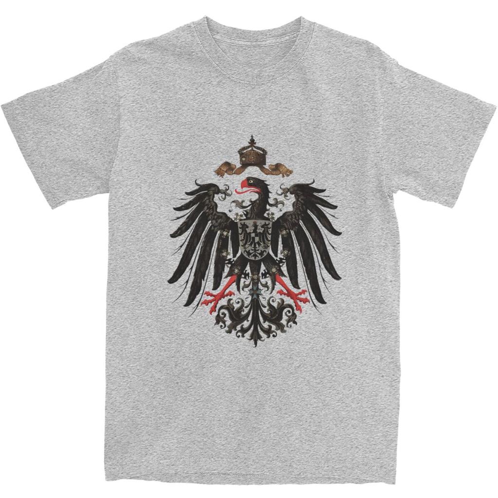 Deutsches Kaiserreich Reichsadler T-Shirt Herren Streetwear Baumwoll-T-Shirts Sommer O-Ausschnitt Hip-Hop Tees Günstige Übergrößen Tops