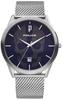 Uhr PATRIOT Schwarzes Zifferblatt Edelstahlarmband [POLICE][Authentisch] Herren PL15305JS/03MM