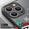 Handyhülle mit Weihnachtsbaum- und Schneemann-Print für iPhone 16 15 Pro Max 14 13 Pro 12 11 8 7 für MagSafe, magnetisch, stoßfest, weiche Kante, klare, matte Hülle