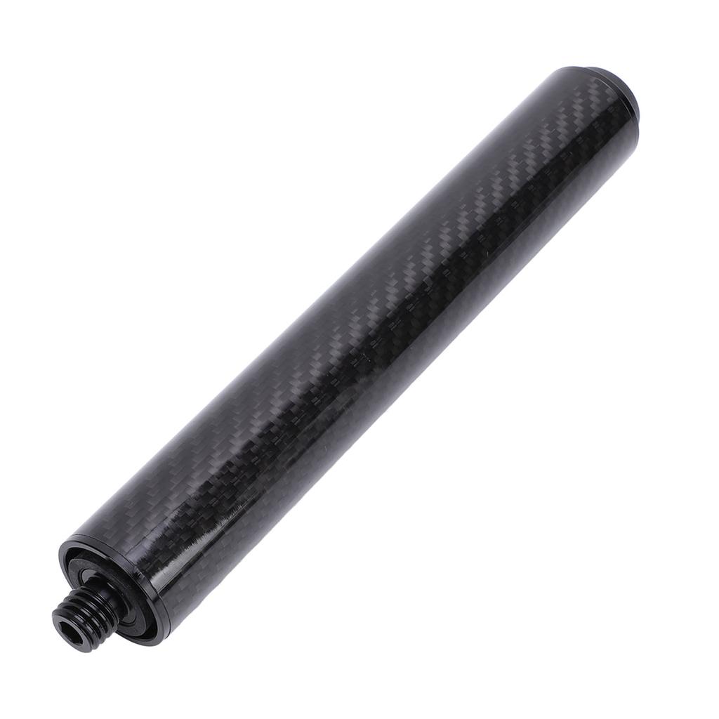 Pool Queue Verlängerung Carbon Fiber Professionelle 8 Zoll Billard Queue Extender mit Hinten Stecker für