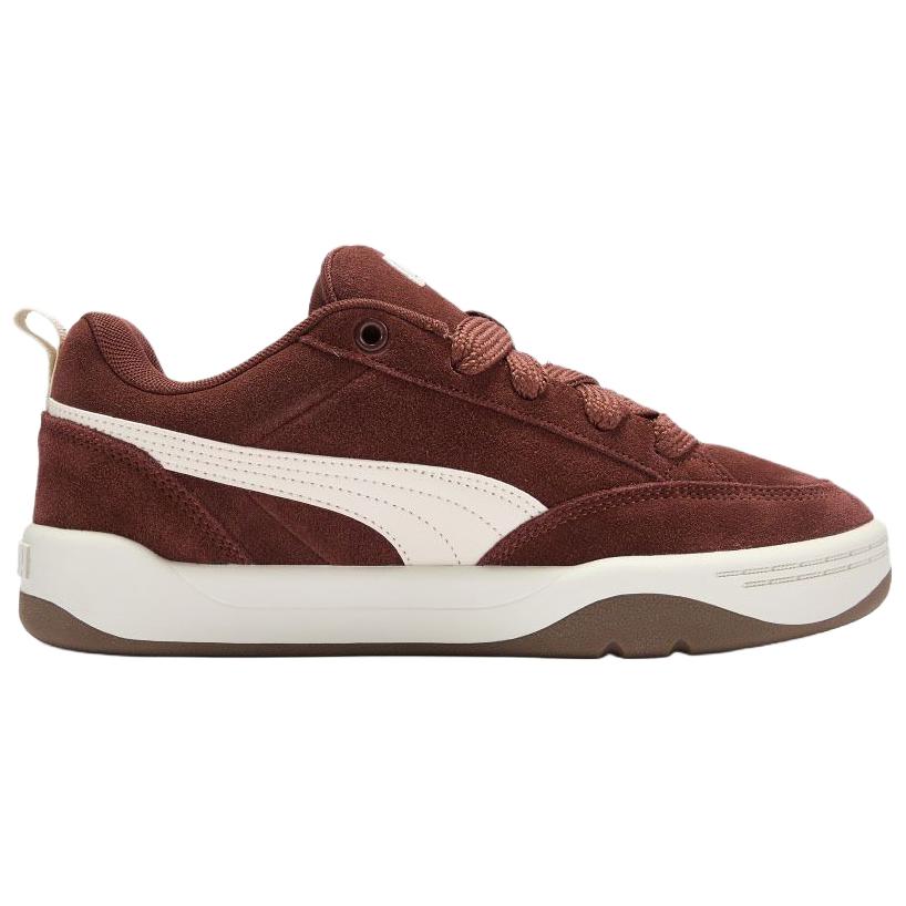 PUMA Park Lifestyle Low top Skateboard Shoes Unisex Dark Brown Red 401606-14
