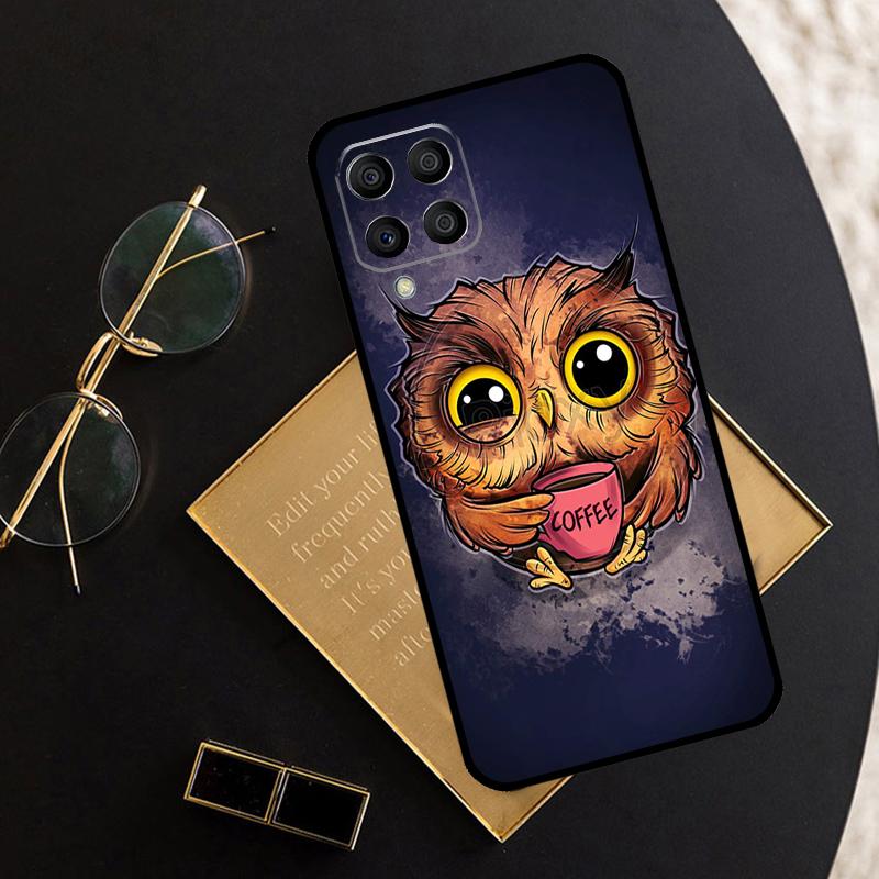 Süße Cartoon-Eule Für Samsung Galaxy M16 M06 M12 M13 M14 M15 M35 M55 M34 M54 M33 M53 M21 M31 M11 M32 M52 Hülle