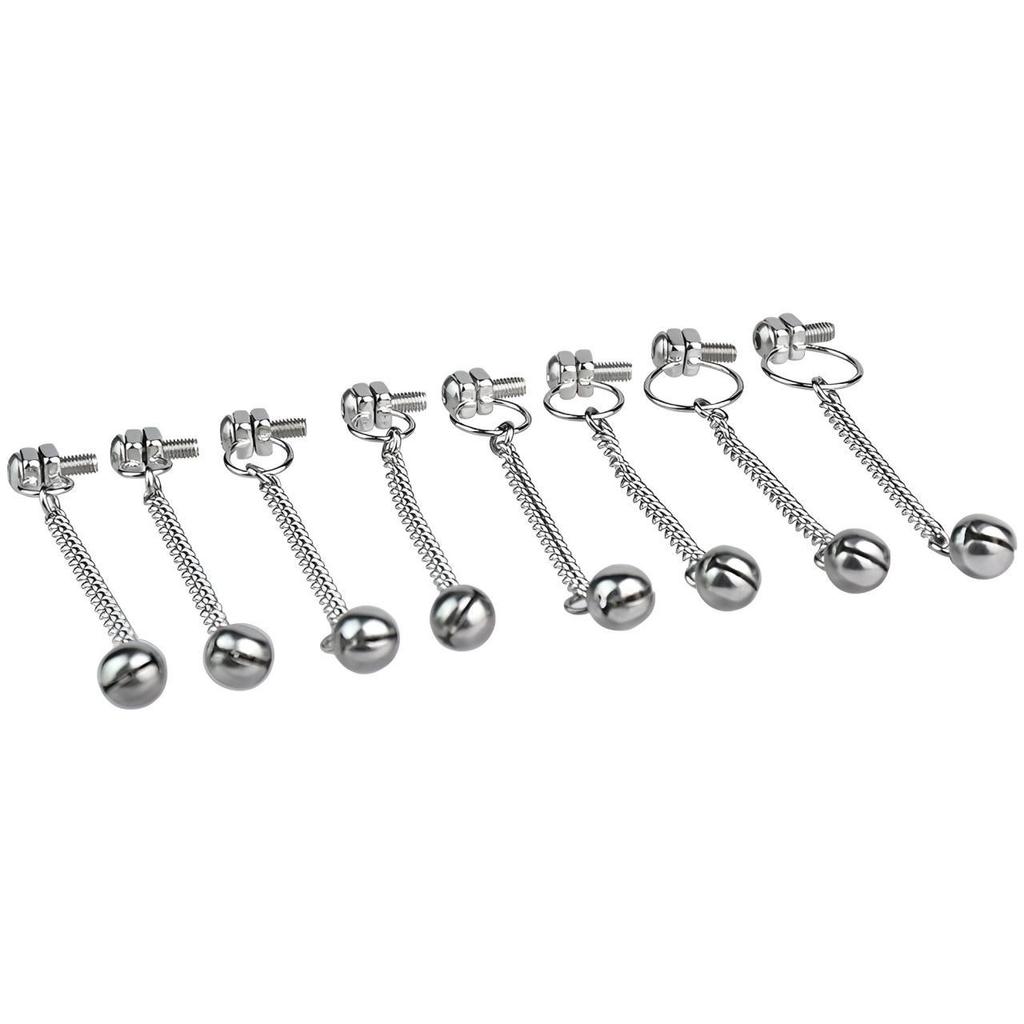 Stainless Steel Nipple Clamps with Bell Sex Toy Gay Slave BDSM