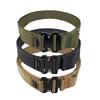 Adjustable Men's Training Belt Metal Buckle Outdoor Waist Bands Casual Nylon Braided Belt