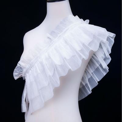 Ladies' Puffy Net Scarf Fake Collar Cosplay Accessory Makeup Ball Program Host Costume Prop