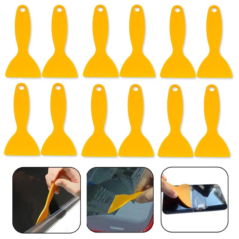 Plastic Resin Removal Scraper Flexible Paint Spatula Putty Knife Air Bubble Remover Sticker Installation Tool Vinyl Scraper