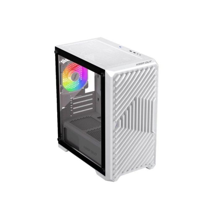 Caja PC Gaming - KEEP OUT - XC-220 - Micro-ATX - ARGB - Verre Templé Blanc