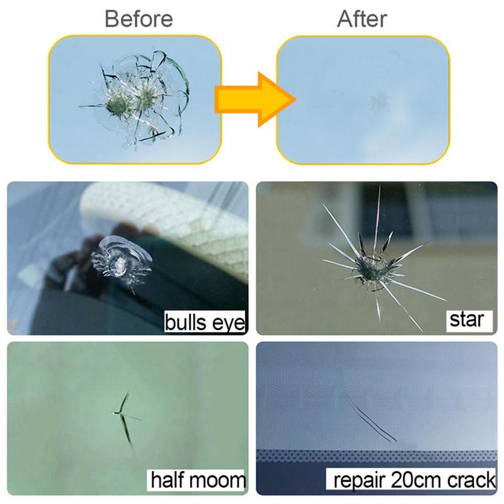 Autoglas-Reparaturset, Windschutzscheiben-Polierset, Steinschlag- und Risspolierwerkzeug, Offroad-4x4-Wohnmobil-Autozubehör