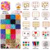 4394PCS/BOX 6MM Conjunto de contas de argila de polímero Rainbow Color Clay Flat Chips Beads Pulseira Making Set DIY Boho Jewelry Materials Accessories Kit