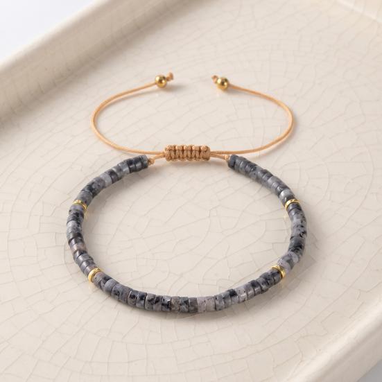 Women Bracelet Adjustable Length Natural Stone Beads Bracelet Bohemia Style Stackable Bracelet Versatile Jewelry Accessory