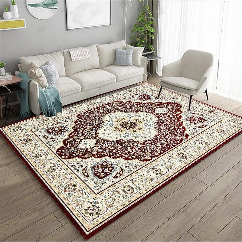 National Style Carpet Persian American Style Retro Living Room Sofa Tea Table Carpet Household