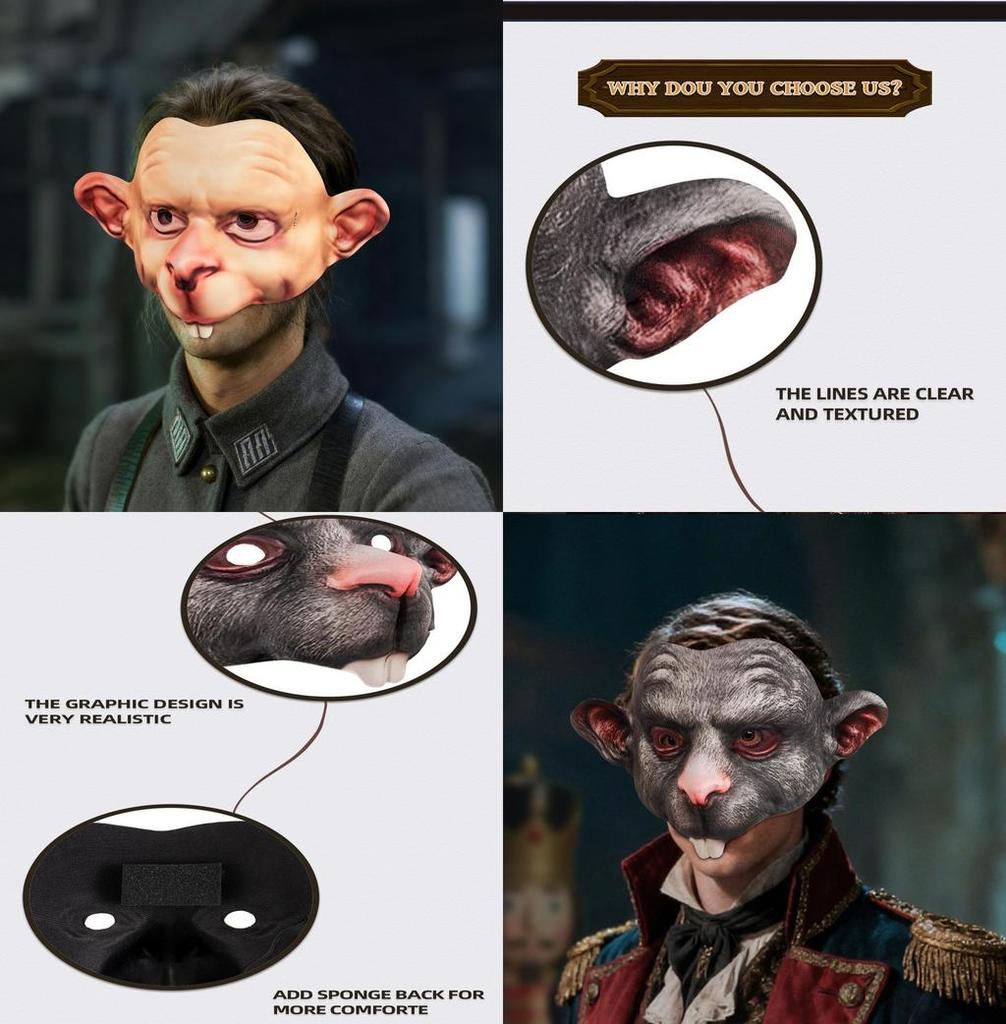 Halloween Maus Maske Eva Cosplay Kostüm Requisite Für Party Und Cosplay Events