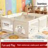 Indoor Baby Play Fence and Crawling Mat